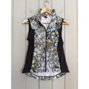 Kerrits Sleeveless Performance Vest S Small Equestrian Riding Green Purple Zip